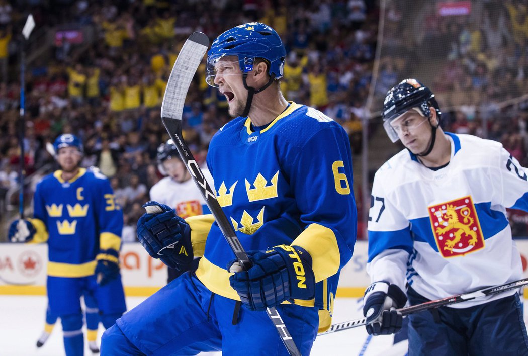 Hokejisté Švédska porazili Finsko 2:0 a zůstávají na SP stoprocentní