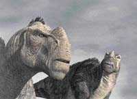 Starý vůdce stáda iguanodonů vede dinosaury na místa, kde se vždy rozmnožovali. Na cestě stojí mnoho nečekaných překážek