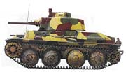 Tank Praga LT 38 ze 2. světové války