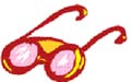 růžové brýle
