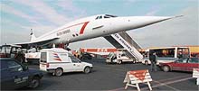 Concorde při návštěvě Prahy v roce 1997