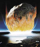 Takto by vypadaly první okamžiky po dopadu asteroidu, který by mohl ohrozit veškerý pozemský život