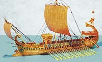 Vystavená římská válečná loď Imperátor vévodila novým modelům, které právě vycházejí v našem speciálu Století vystřihovánek 4 