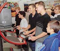 Milovníci počítačových her si mohli pořádně zahrát na playstationech zapůjčených firmou Bohemia Interactive 