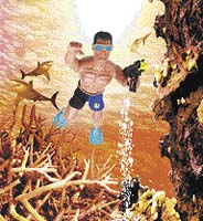 Action Man - potápěč je vhodný pro majitele akvárií