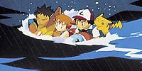 Ashe a jeho přátelé zastihne na moři bouře, díky svým pokémonům se však dostanou do bezpečí