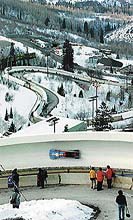 Bobová dráha v Salt Lake City byla v provozu už před olympiádou během světového poháru v roce 2001