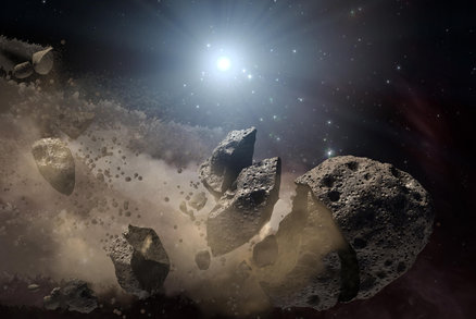 Nově objevený asteroid se blíží k Zemi. Je velký jako autobus, po poledni ji těsně mine