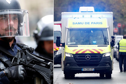 Útok u bývalé redakce Charlie Hebdo: Dva zranění, pachatele policie zadržela