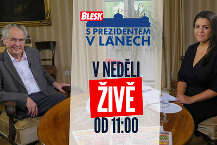 Miloš Zeman ŽIVĚ pro Blesk: O volbách, koronaviru i 28. říjnu. Položíme i vaše dotazy