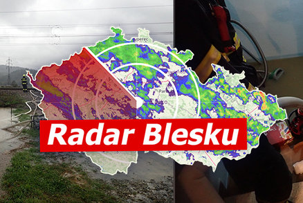 Noční déšť rozvodnil řeky na Moravě i na východě Čech, sledujte radar Blesku