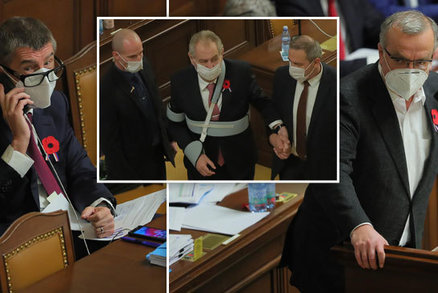 ŽIVĚ: Zeman promluvil před poslanci. „Nesmysly!“ tepal rozpočet Kalousek