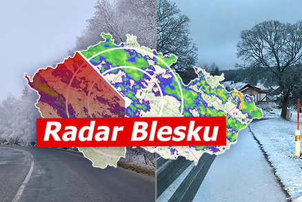 Česko zasypal sníh. D1 klouže, dejte pozor i na dalších silnicích a sledujte radar Blesku