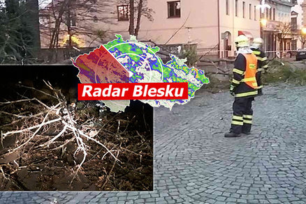 ONLINE: Česko opět trápí vichr, zastavil lanovky na Ještěd i na Sněžku. Sledujte radar Blesku