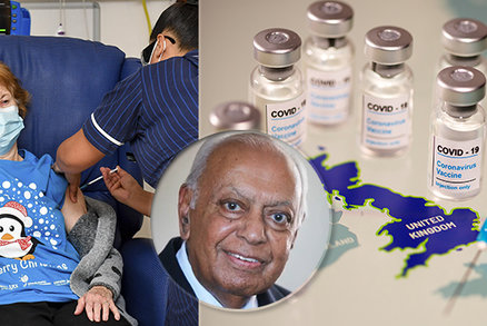 Očkování proti covidu začalo v Británii: Vakcína pro královnu i učitele-hrdinu v penzi