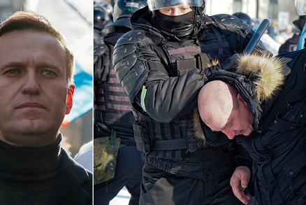 „Svobodu Navalnému!“ Přes 2500 protestujících zadrženo v Rusku. I manželka opozičníka