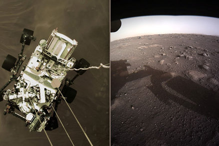 Vozítko z Marsku poslalo nové fotky rudé planety. NASA čeká i na zvukový záznam