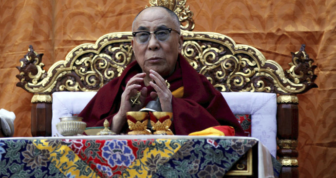 Tibetský duchovní vůdce dalajláma.