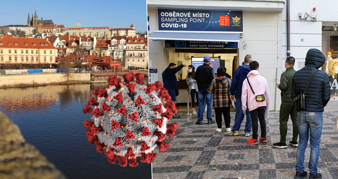 Koronavirus v Praze: Ve čtvrtek přibylo 794 nakažených, obě dávky vakcíny má zatím 86 tisíc lidí