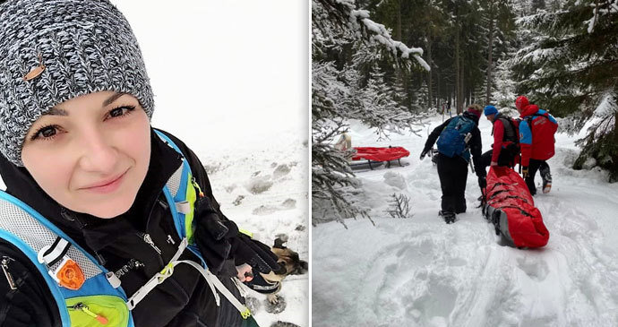 Martině na procházce zkolabovala kamarádka v hlubokém sněhu: Zachránila ji připravenost!