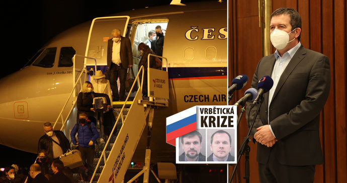 Vrbětice ONLINE: Hamáček si předvolal ruského velvyslance. Babiš se omlouval za „útok na zboží“