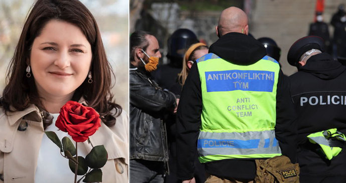 1. máj ONLINE: Maláčová slaví s růží, policie se připravuje na tisícové demonstrace