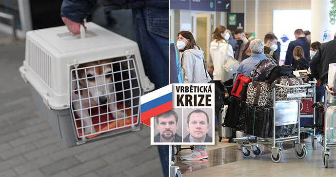 Poslední várka Rusů z ambasády odlétá z Prahy. Do Moskvy zamíří i děti, psi a hlodavec