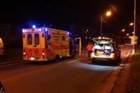 Taxikář boural v Ruské ulici: Nepřipoutaná dívka (17) skončila s rozbitou hlavou v nemocnici