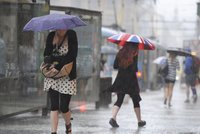 Víkendová výbava do ulic Prahy: Deštník a větrovku s sebou