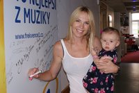 Kobzanová je zpátky v Česku: Ukázala rozkošnou dceru Ellu (8 měsíců)