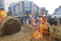 Blokády řetězců a protesty: Zemědělce dusí mléčná krize, ministerstvo prý nekoná