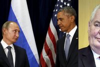 Putin se hádal s Obamou kvůli Asadovi: Ke komu se přiklonil Zeman?