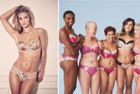 Rosie Huntington-Whiteley navrhla spodní prádlo pro ženy s rakovinou prsu