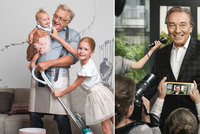 Úchvatné fotky slavných dětí: Menzel s dcerkami, Gott v obležení novinářů