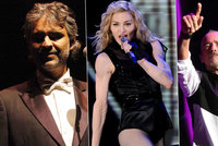 10 nejlepších koncertů do konce roku: Madonna, Ramazzoti i Bocelli
