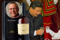 Státní večeře pro čínského prezidenta v Buckinghamském paláci: U královny pili Bakalovo víno!