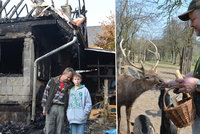 Michal pomáhal ostatním, teď potřebuje pomoc sám: Místo domova má spáleniště