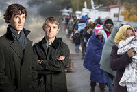 Sprosté nadávky politikům: Hvězda seriálu Sherlock zuří kvůli uprchlíkům