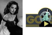 Hvězda stříbrného plátna Hedy Lamarr by oslavila 101. narozeniny, Google jí věnoval Doodle