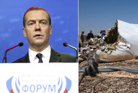 Medveděv připustil: Letadlo mohlo být terčem teroristů