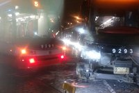 Sedm zraněných a milionové škody: Na pražském Klárově se srazily tramvaje