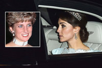 Vévodkyně Kate: Na společenskou recepci vyrazila s čelenkou, která patřila princezně Dianě