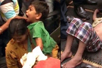 Šokující video: Sedmiletému chlapci se zasekla ruka v eskalátoru, záchrana trvala dvě hodiny