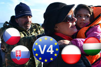 Češi porazili v kritice uprchlíků země Visegrádu, nejvstřícnější byli Poláci
