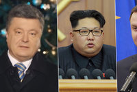 Novoroční projevy: Diktátor Kim šil do Soulu, Porošenko do »agresivního« Ruska