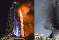 Čech popsal děs z požáru hotelu v Dubaji: Lidé utíkali pryč. Byl tam chaos