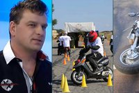 „Vypuštění motorkářů začátečníků do provozu je poprava,“ varuje kaskadér