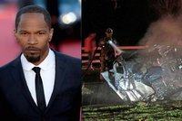 Oscarový herec vytáhl muže z hořícího auta: Nejsem žádný hrdina, tvrdí Jamie Foxx