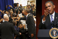 Obama poprvé jako prezident v mešitě: Kritizoval útoky politiků na islám
