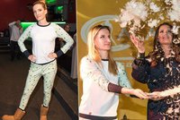 Adela Banášová udává trendy: Na křest dorazila v pyžamu a huculích!